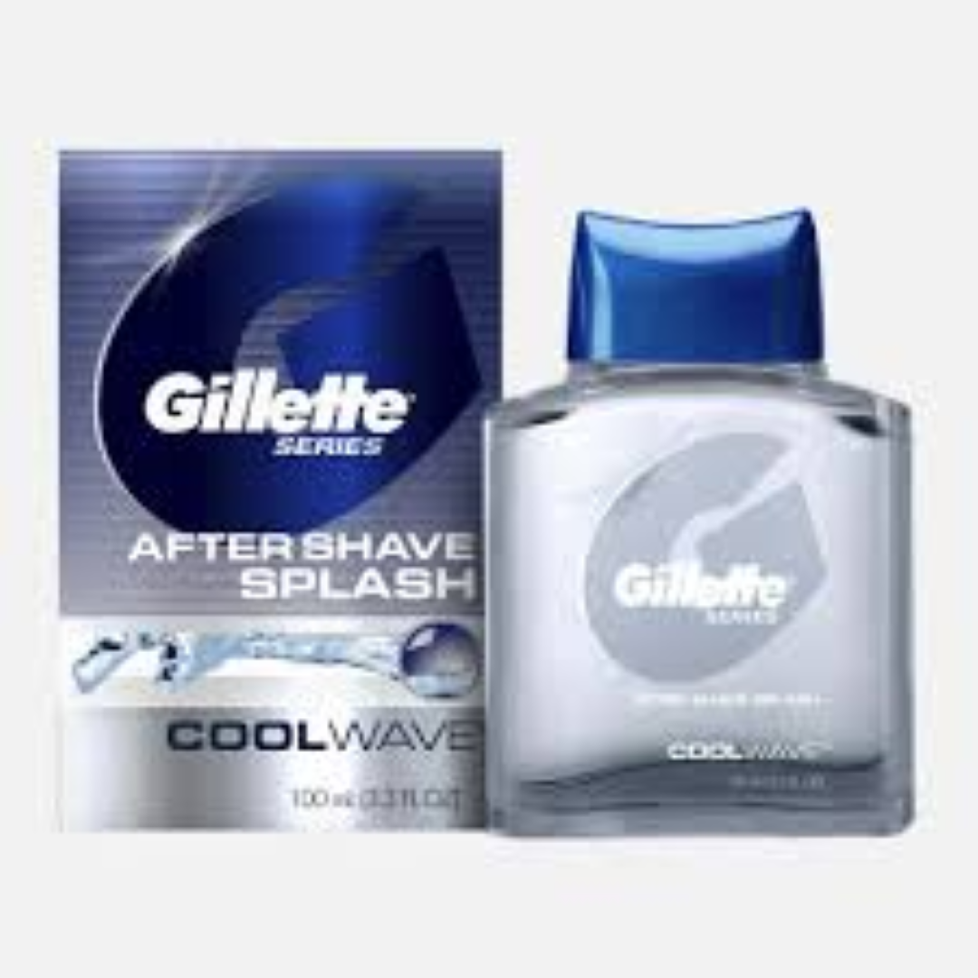 GILLETTE AFTERSHAVE SPLASH COOL WAVE 